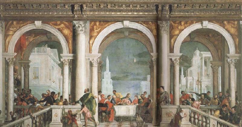 Paolo  Veronese Supper in the House of Leiv Sweden oil painting art